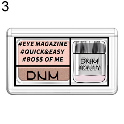 

DNM 2g Pearlescent Two-color Gradient Stamp Eyeshadow Waterproof Eye Makeup