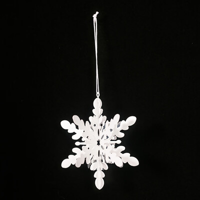 

Hanging Snowflake Pendant Cutout Hollow Home Christmas Tree Ornament DIY Display