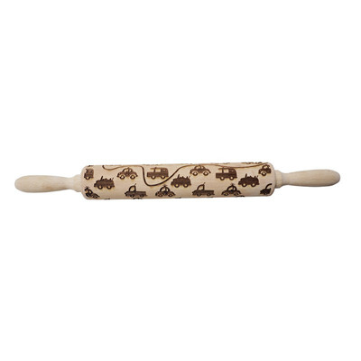 

Embossing Rolling Pins Wooden Laser Engraved Carved Decorative Rolling Pin For DIY Cookies Noodle Biscuit Cake Fondant