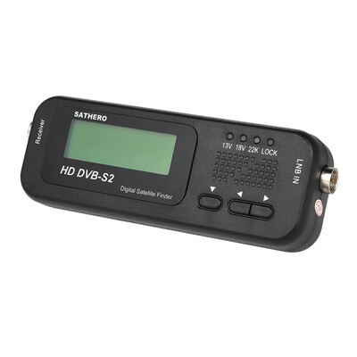

SATHERO SH-100HD Signal Finder Meter DVB-SS2 HD Digital TV Signal Finder Receiver LCD Dispaly