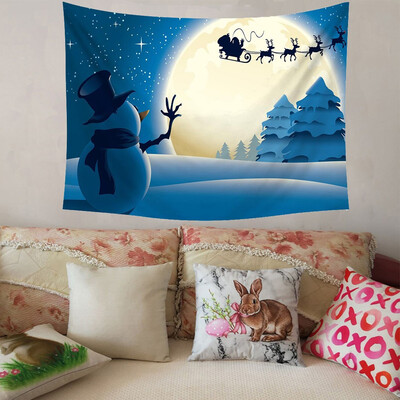 

Gobestart Christmas Xmas Tapestry Hippie Room Bedspread Wall Hanging Throw Blanket