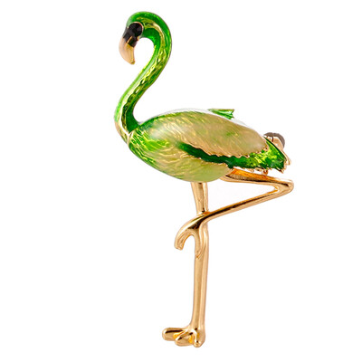 

Enamel Flamingo Bird Pug Dog Umbrella Brooches Animal Rhinestone Corsage Crystal Brooch Pins Banquet Scarf Buckle Accessories