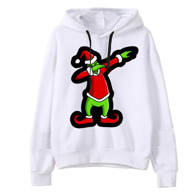 

Tailored Women Christmas Print Hooded Long Sleeves Sweatshirt Hooded Pullover Tops Shirt