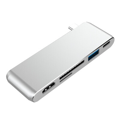 

Type-c Hub USB30 HD Port SD Micro SD Card Reader Portable Adapter Splitter Phone USB Charger