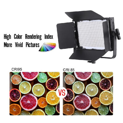 

Andoer Adjustable Brightness 1040pcs LED Beads CRI 95 7680LM 5600K Video Studio Photography Light Lamp for Canon Nikon Sony Camer