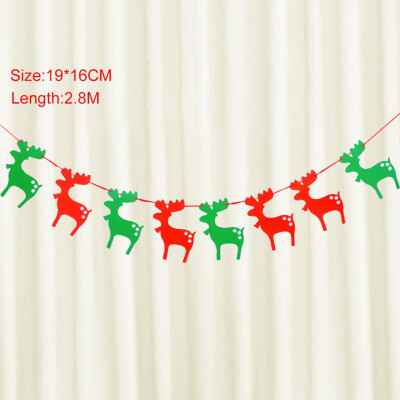 

Christmas Theme Series Pull Flag Non-woven Fabric Pull Flag Cute Household Pull Flag Decoration