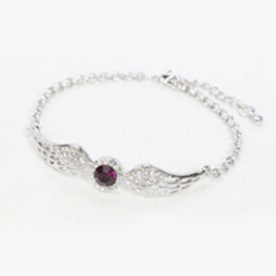 

Crystal Bracelet Ornaments Angel Wings Jewelry Fashion Bracelet Fine Diamond Accessories