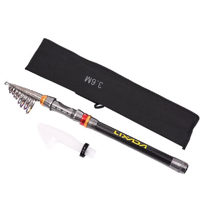 

Lixada 18M 21M 24M 27M 30M 36M Portable Telescopic Carbon Fiber Fishing Rod Travel Spinning Sea Fishing Pole Tackle