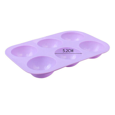 

Large Half Ball Sphere Silicone Cake Mold Muffin Home Chocolate Baking Mould