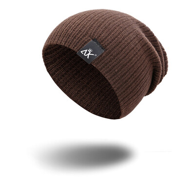 

Fashion Knit Baggy Beanie Winter Hat Ski Slouchy Chic Knitted Cap Wool Beanie Elastic Hat For Women Men Unisex Accessories Gifts