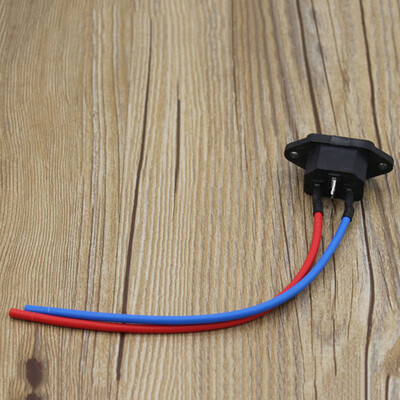 

Electric Scooter Bike Battery Charger Port W 3Pin Plug Connector Jack Socket