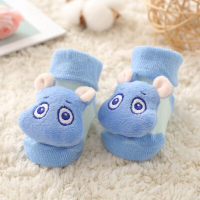 

Newborn Baby Cartoon Soft Soled Sock Boys Girls Infant Toddler Anti-slip Floor Socks 6 Colors