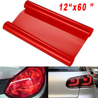 

Car Protection Headlight Red Vinyl Light Film Tint Wrap Taillight Cover Sticker