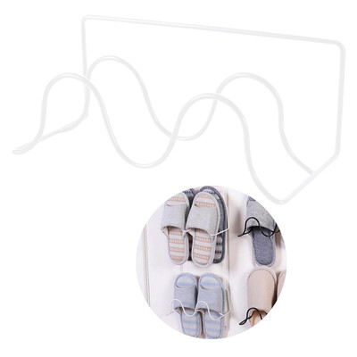

〖Follure〗Double-layer Shoes Holder Wall Mount Slipper Hanging Shelf Organizer Living Room