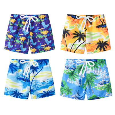 

Summer Little Boys Quick Dry Beach Board Cartoon Casual Shorts Children Kids Swim Trunk Swimsuit Beach Shorts New