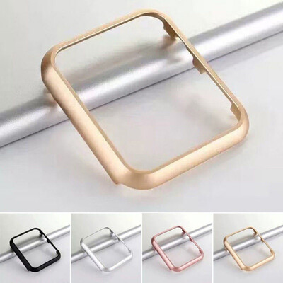 

Aluminum Anti-knock Protection cover For Apple i-Watch 38mm 42mm Wrist Strap Watch Full Protective Cases Watches Accessories