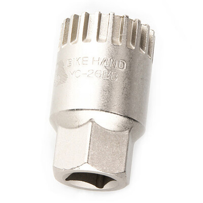 

BIKEHAND Bicycle Bottom Bracket Spline Square Hole Removal Remover Tool Silver