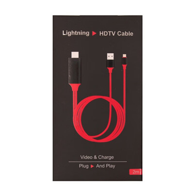 

1080P HDTV TV Digital AV Adapter Cord 8 Pin to HDMI Cable USB HDMI Smart Converter Cable for Apple TV iPhone 8 For iPad Air