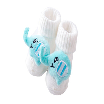 

0-4T Non-slip Cotton Infant Baby Socks Kids Floor Socks Cartoon Doll Socks Baby Girls Boys Soft Cute Boots