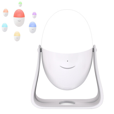 

7 Color LED Night Light Shake RGB Color Changing Touch Control Rechargeable Egg 360 Rotating Soft Light For Baby Room USB Gadget