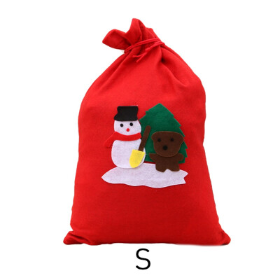 

Candy Gift Bag Christmas Santa Bag Cartoon Pattern Funny Bag Houehold Decoration Christmas Decoration Storage Bag