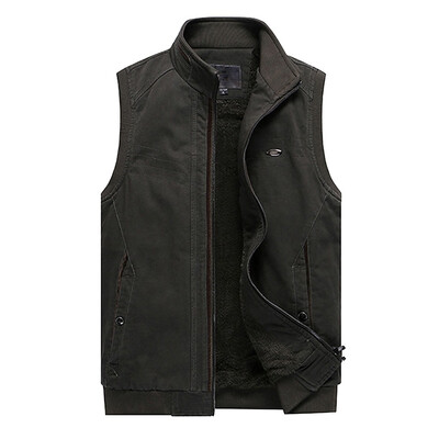 

Toponeto Men Casual Winter Thicken Warm Zipper Sleeveless Vest Jacket Coat Outwear Tops