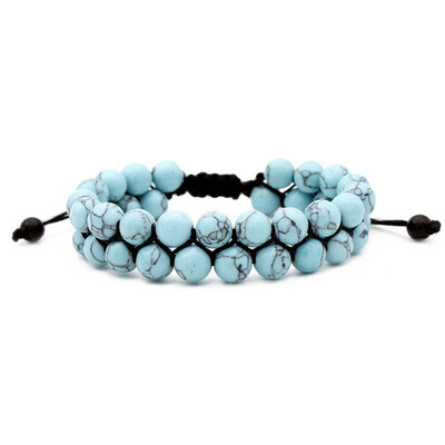 

New Trendy Lava Stone Charm Bracelet For Men Women Best Jewelry