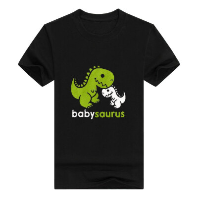 

Funny Dinosaur Cute Mommy Daddy Cartoon Mens t-Shirt
