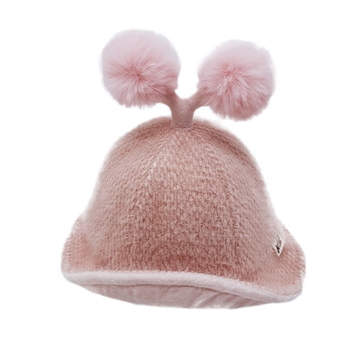 

Autumn Winter Baby Hat Warm Solid Kids Cap Boys Girls Children Bucket Hat Outdoor Winter Child Beach Sun Cap New