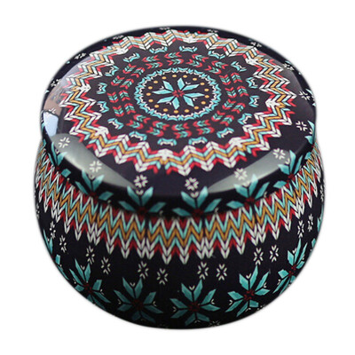 

Retro Floral Iron Storage Boxes Wedding Candy Packing Box Party Favors Boxes Case 85cm Coffee Tea Bottle Jar