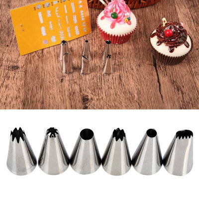 

Baking Mould Icing Piping Nozzles Pastry Tips Cake Sugarcraft Decorating Tool Box Set 24pcs