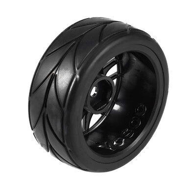 

4PCS 110 Rubber Tire RC Racing Car Tires On Road Wheel Rim Fit For HSP HPI 9068-6081 RC Car Part Diameter 65mm Tires