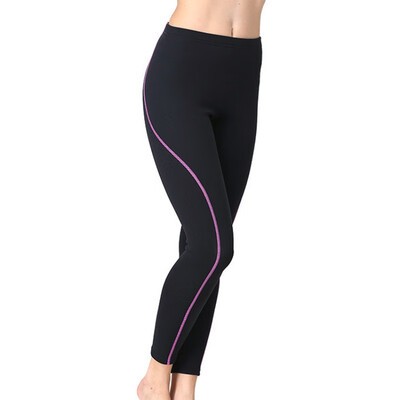

Womens Black Wetsuit Pants Scuba Diving Snorkeling Surfing Swimming Warm Trousers Leggings Tights Size -L