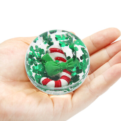 

Siaonvr Christmas Slime Ball Soft Crystal Mud Scented Stress Relief Toy Sludge Toy