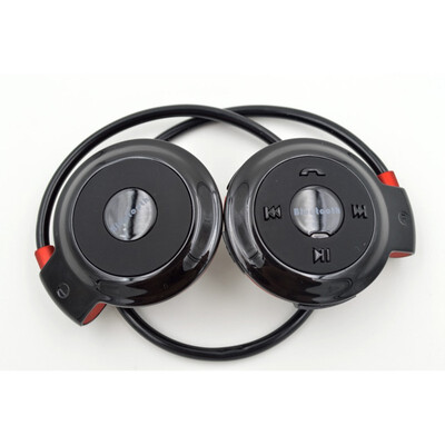 

Bluetooth earphones Stereo Foldable Wireless mini Neckband Portable Noise Reduction TF card earphone FM With Mic For phone