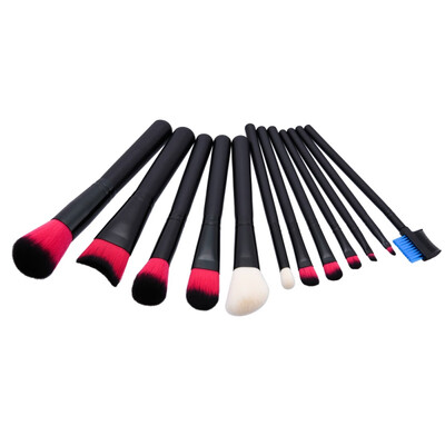 

New Arrival Makeup Brushes Professional 12 Pcs Synthetic Cosmetic Makeup Brush Foundation Eyeshadow Brushing Maquiagem Kit W1
