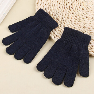 

Winter Warm Baby Gloves Children Knitted Stretch Mittens Kids Solid Girls Gloves Full Finger Glove Knitted Boys Gloves