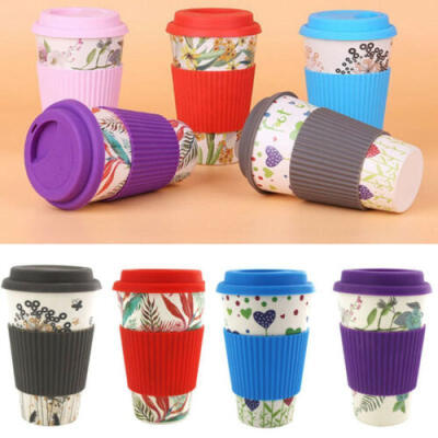 

Portable Reusable Bamboo Fibre Coffee Cup Eco-Friendly Coffee Mugs Drink Cup