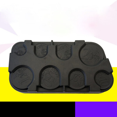 

Car Coins Case Plastic Pocket Telescopic Dash Storage Box Fashion Square Black Waterproof Coin Container