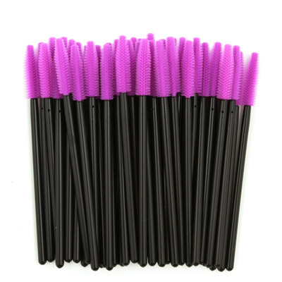 

50 Pcs One-Off Disposable Eyelash Brush Mascara Makeup Applicator Wand Makeup Brushes Silica Gel Professional Make Up Brushes W1