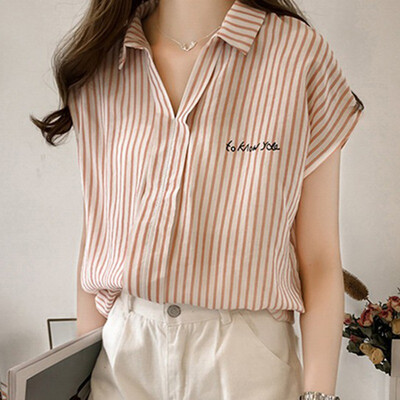 

Women Summer Blouse Short Sleeve Casual Shirt Fashion Womens Tops