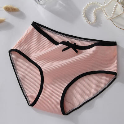 

Panties For Women Cotton New Thread Solid Female Underwear Gril Briefs Sexy Lingerie Ladies Underpants Woman Panty Wholesale