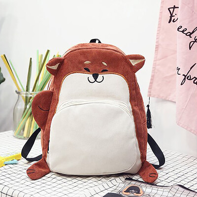 

Tailored Womens Fashion Backpack Animal Dog Bag Anti-Theft Shoulder Bag Leisure Backpack