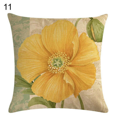 

Vintage Flower Butterfly Throw Pillow Case Cushion Cover Sofa Home Office Decor