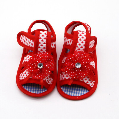

0-18M Summer Kids Baby Girl Soft Sole Cute Shoes Anti-slip Sandals Prewalkers Floral Design Fashion Walking Shoes Baby Sandals