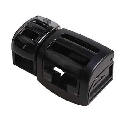 

Car Air Outlet Dash Mount 2 In 1 Water Cup Drink Holder Storage Box Phone Black