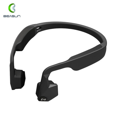 

BEASUN GS Wireless Open-ear Stereo Bone Conduction Headphone Earphone Headset BT 41 IPX6 Waterproof Hands Free with Built-in Micr