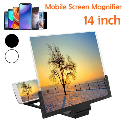 

14 Inch Folding 3D HD Radiation Protection Mobile Phone Screen Magnifier Video Screen Amplifiers Movies