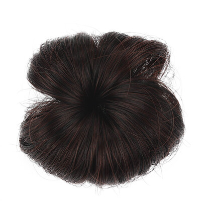 

Gobestart 2 Pcs Sweet Baby Girl Curl Natural Hairpiece Clip Wig Hair Ring Bun