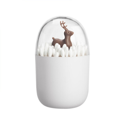 

Creative Transparent Plant Animal Toothpick Box Household Holder Cotton Swab Storage Household Home Organization